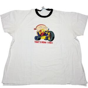 The Family Guy 2010 T-Shirt Adult Size Large Stewie Griffin "That’s How I Roll"